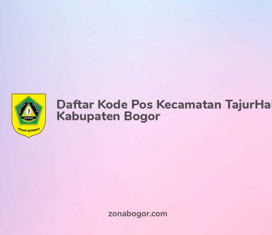 Kode Pos - ZonaBogor