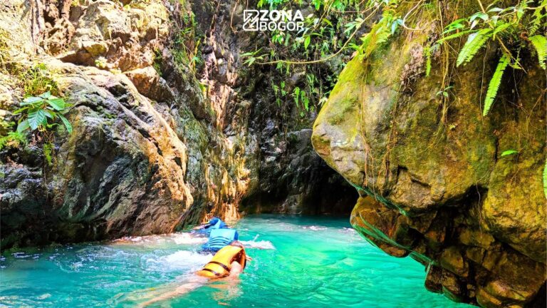 Nikmati Indahnya Curug Leuwi Lieuk, Green Canyonnya Sentul