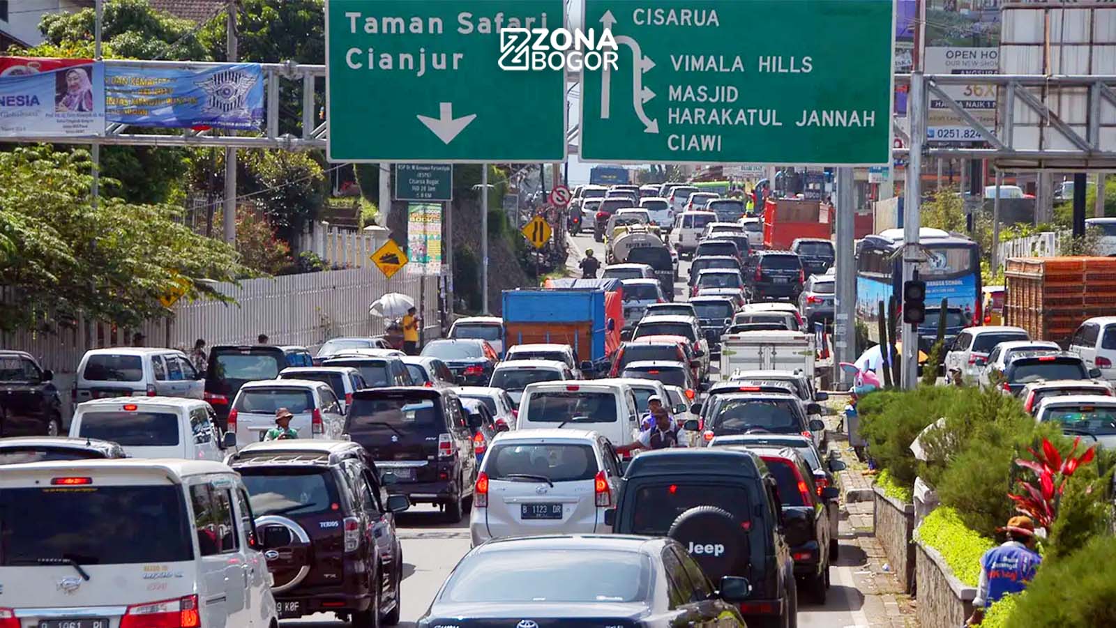 14 Ribu Kendaraan Melintas Puncak Bogor Pagi Ini, Prediksi Arus Meningkat Sore Hari