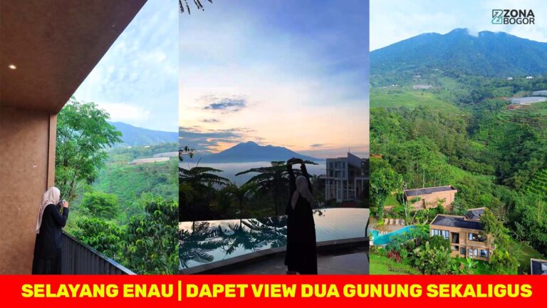 Selayang Enau Resort, Destinasi Staycation Baru di Bogor dengan Pemandangan 2 Gunung Sekaligus