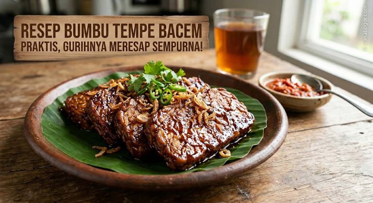 Resep Bumbu Tempe Bacem Praktis, Gurihnya Meresap Sempurna!