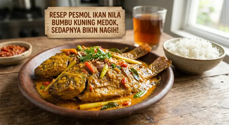 Resep Pesmol Ikan Nila Bumbu Kuning Medok, Sedapnya Bikin Nagih!
