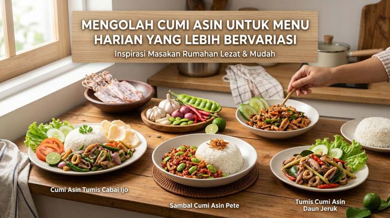 Mengolah Cumi Asin untuk Menu Harian yang Lebih Bervariasi